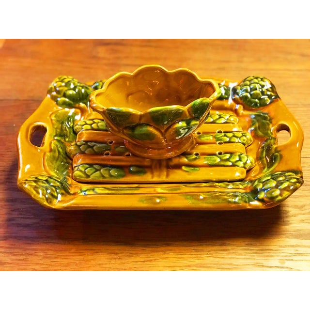 Vintage Asparagus Serving Platter - 3 Piece For Sale - Image 11 of 11