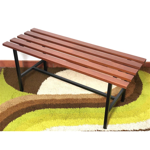 Teak Bench, Italy, 1960 For Sale - Image 6 of 10