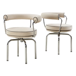 LC7 Swivel Chairs by Charlotte Perriand for Cassina, 1990s, Set of 2 For Sale