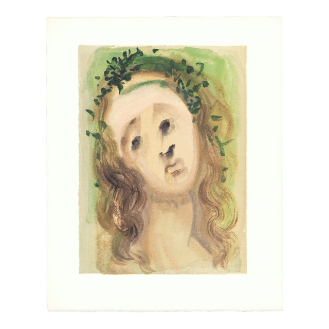 Original engraving from Salvador Dalí’s "The Divine Comedy" published by Editions d’Art Les Heures Claires, Paris, in...