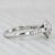 Metal 1.08ctw Round Diamond Halo Engagement Ring Platinum Size 5.5 For Sale - Image 7 of 8