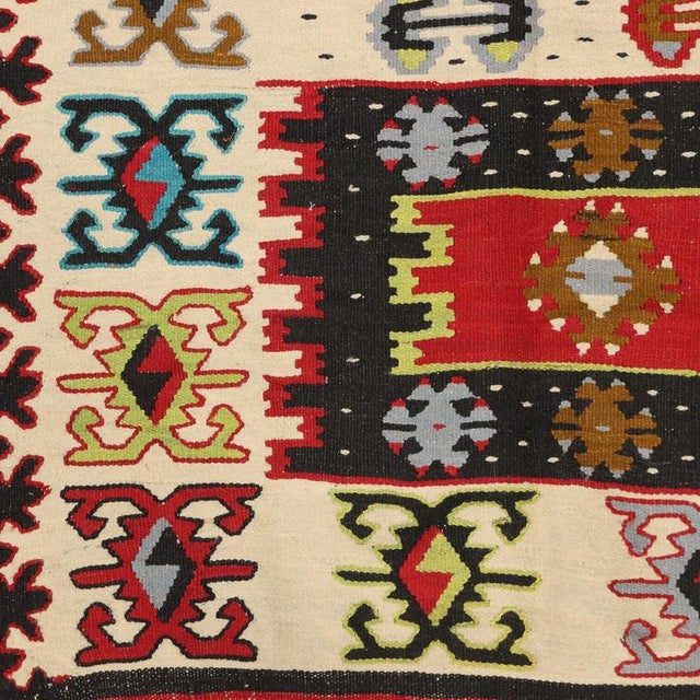 Vintage Kilim Rug in Wool, Turkey For Sale - Image 5 of 8