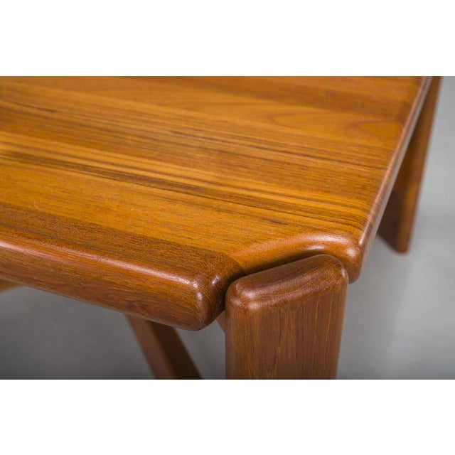 Danish Teak Coffee Table attributed to Niels Bach, 1960s For Sale - Image 4 of 11