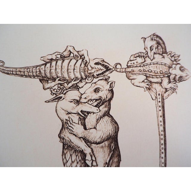 Cecile Reims, The Rats Which Devour Each Other, 1991, Lithograph For Sale - Image 4 of 9