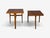 Wood t.h. Robsjohn-Gibbings, Rare Trapeza End Tables, Walnut, Greece, 1937 For Sale - Image 7 of 18