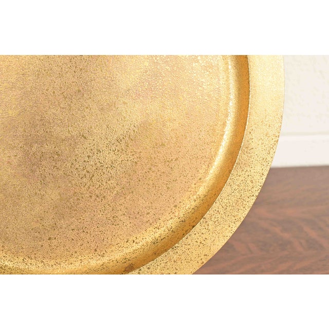 Tiffany Studios New York Bronze Doré Large Charger Plate or Tray For Sale In South Bend - Image 6 of 11