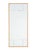 Mid-Century Scandinavian Portrait Beech Framed Mirror, 1960 For Sale - Image 6 of 6