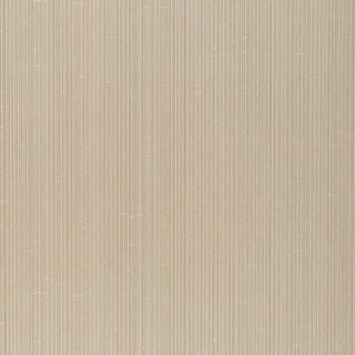 SAMPLE - Schumacher Rimini Rib Vinyl Wallpaper In Champagne For Sale
