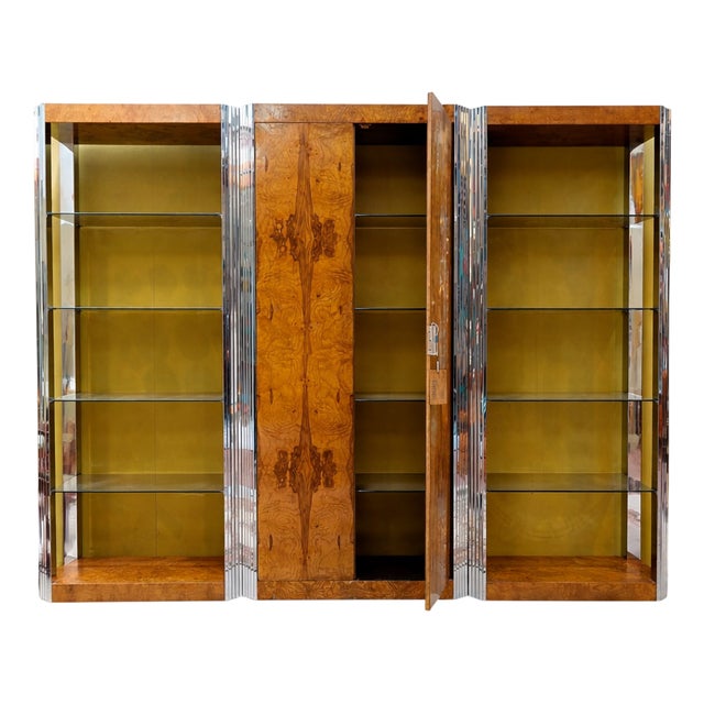 Briar Bar Cabinet by Milo Baughman, 1940s For Sale