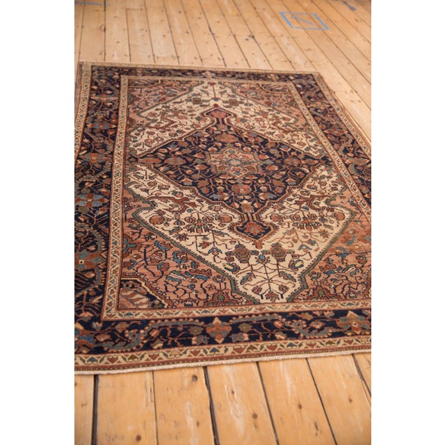 Vintage Distressed Malayer Rug - 4'9" x 6'6" For Sale - Image 9 of 10