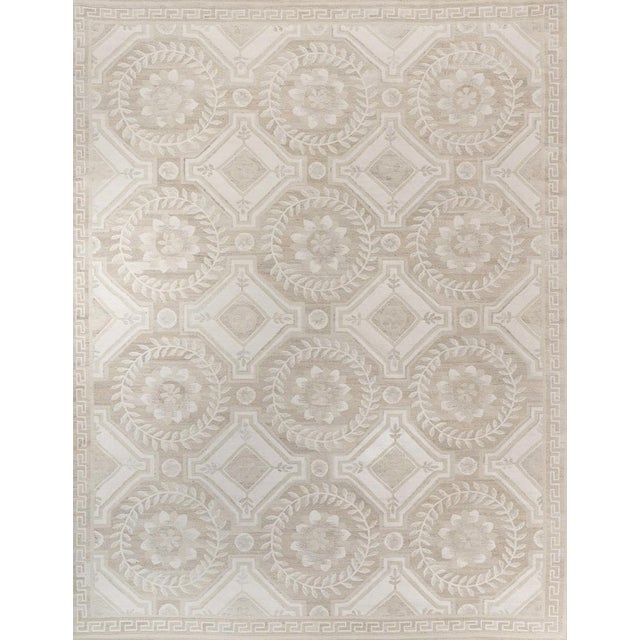 Chinese Aubusson Rug by DSV Carpets For Sale - Image 4 of 4