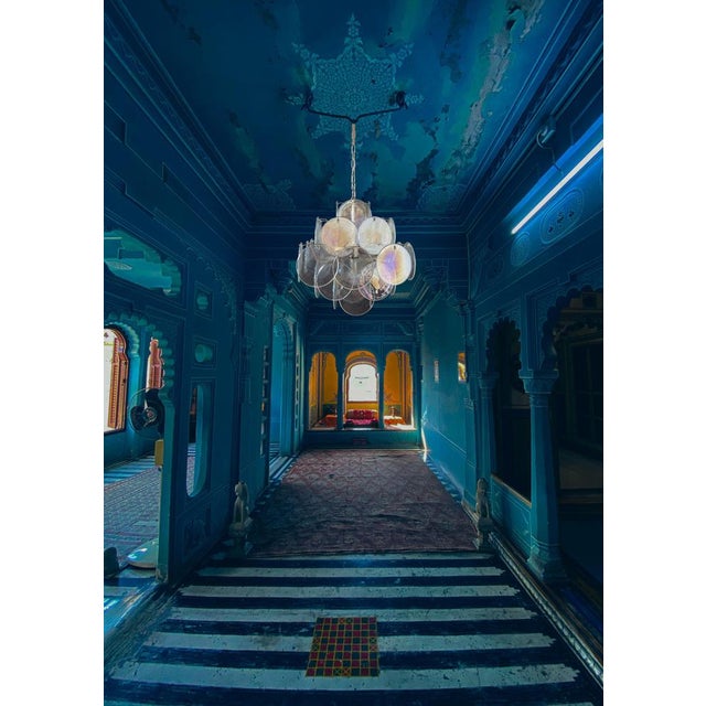 Vintage Italian Murano Chandelier in the style Vistosi, 1970s For Sale - Image 16 of 18