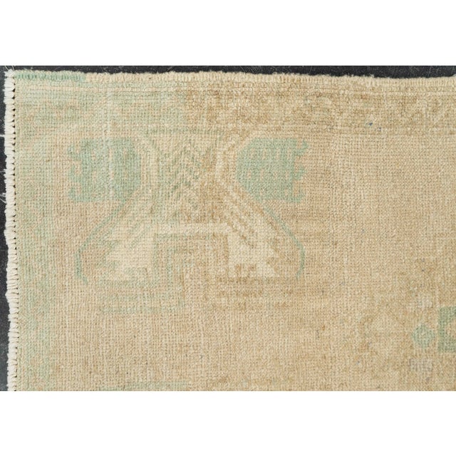 Early 21st Century Turkish Mini Rug Oriental Hand Knotted Vintage Rug 1'7" x 2'11" #21239 For Sale - Image 5 of 8