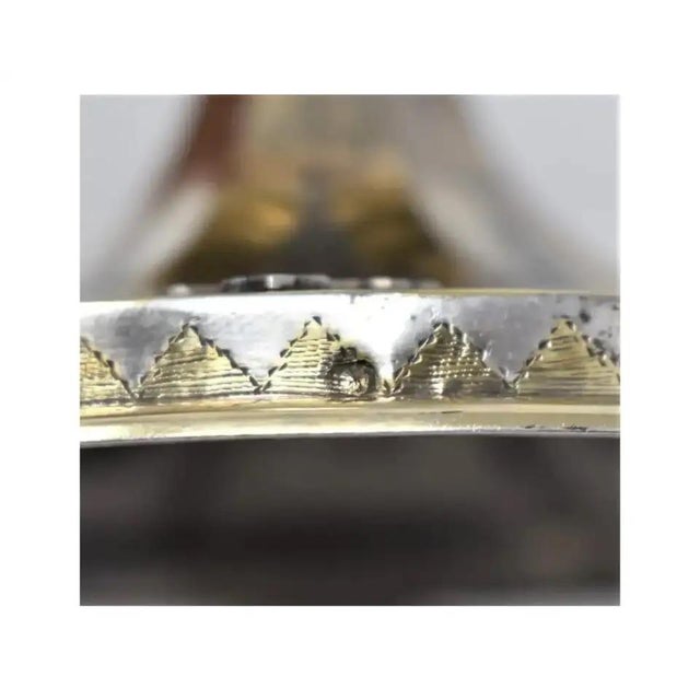 Antique French 950 Silver Gilt Enamel Chalice by Placide Poussielgue-Rusand For Sale - Image 11 of 12