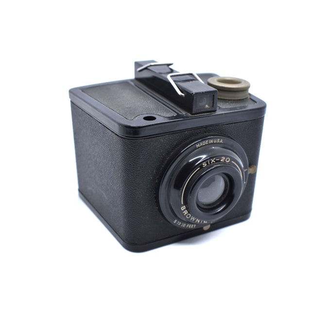 This Kodak Six-20 Brownie Special is a stunning piece of Art Deco design, manufactured by Eastman Kodak in Rochester, New...