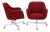 Vintage Ward Bennett Designs for Brickel Associates Swivel Chairs - A Pair For Sale