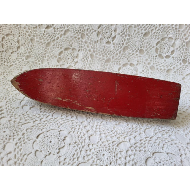 Wood 1940s Wooden Us Navy Radar-Rocket Ship, 'Made in Usa' For Sale - Image 7 of 7