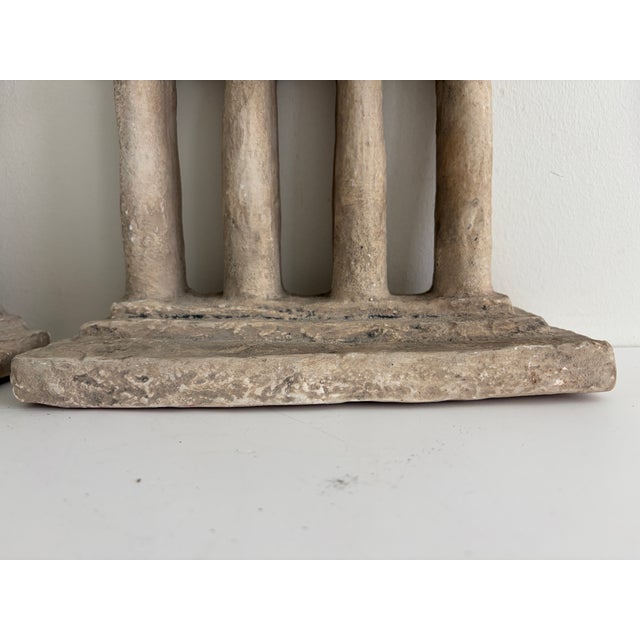 Neoclassical Pair of Vintage Neoclassical Temple Form Plaster Architectural Models For Sale - Image 3 of 11
