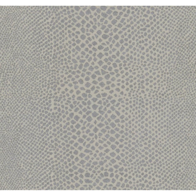 Custom made Designer 20" pillows with down insert. Kravet fabric in a soft Celadon animal print with a cream background....