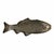Vintage copper fish food mold. Two attached hangers for easy wall hanging. Measures 18” w x 2.75” d x 7” h. No tarnish....