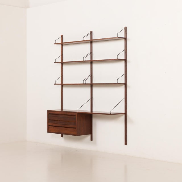 Mid-Century Modern Shelving Unit with Desk by Poul Cadovius for Cado, 1960s For Sale - Image 3 of 15