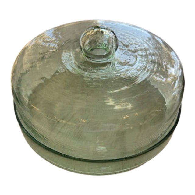 Recycled Cake Plate and Lid For Sale