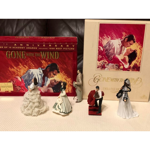 2000 - 2009 1939 "Gone With the Wind" Ultimate Collector’s Estate Bundle - 70th Anniversary Box Set, Deluxe VHS & 5 Display Figurines For Sale - Image 5 of 17