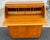 Mid-Century Modern Mid Century Modern Teak Roll Top Cylinder Desk For Sale - Image 3 of 9