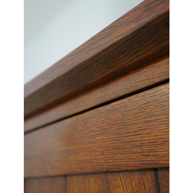 Stickley Mission Oak 1 Door 1 Drawer Media Cabinet For Sale - Image 13 of 18