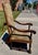 This is an impressive fine quality tall back and deep seated throne chair with elegant flowing arms and a beautiful carved...