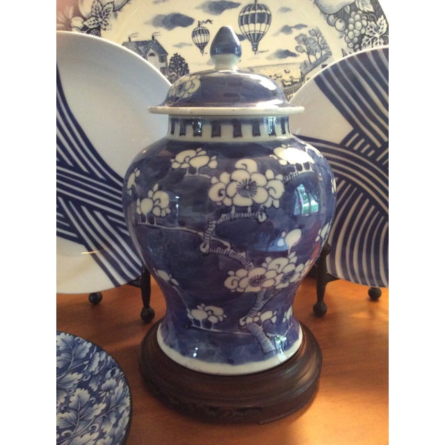 Mid 20th Century Chinoiserie Ginger Jar For Sale In Columbus - Image 6 of 13