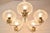 Goldenrod Mid-Century Ceiling Light attributed to Instala Jilove U Decina, 1970s For Sale - Image 8 of 17