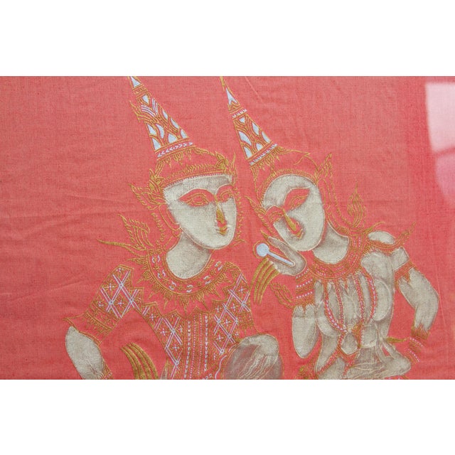 Vintage Thai Ceremonial Parade Framed Art For Sale In Los Angeles - Image 6 of 7