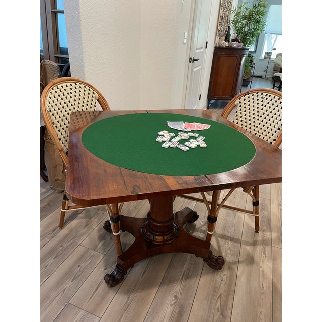 Wood Regency Game Table C. 1815, Rosewood, From England For Sale - Image 7 of 12