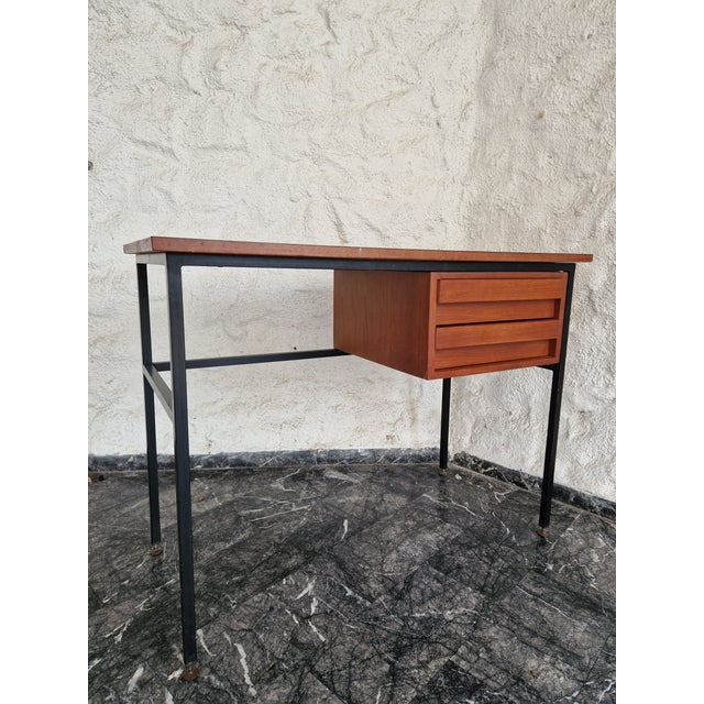 Mid-Century Teak and Formica Desk, 1960s For Sale - Image 6 of 18
