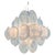 Italian Murano Glass Disc Chandeliers, 1990, Set of 2 For Sale - Image 6 of 15