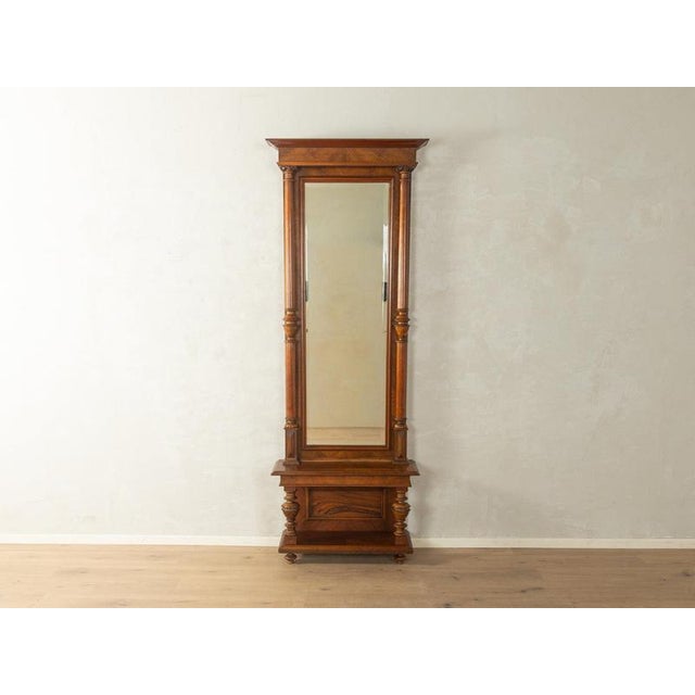 Art Deco Standing Mirror with Console For Sale - Image 3 of 7