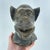 Early 20th Century Baule Monkey Vessel with Lid Côte d'Ivoire For Sale - Image 4 of 14