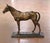 French 19th C. French Patinated Bronze Horse Sculpture on Marble Base Signed C. Fratin For Sale - Image 3 of 12