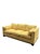 Hollywood Regency Baker Furniture Modern Tuxedo Sofa in Golden Corduroy – Hollywood Regency Style For Sale - Image 3 of 11
