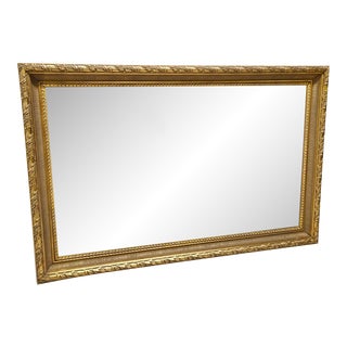 1990s Gold LaBarge French Carved Hanging Wall Mirror For Sale