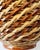 Wood 1970s Pear Ceramic Vessel Wrapped in Hand Woven Wicker For Sale - Image 7 of 10