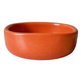 Mid-Century Glazed Ceramic Bowl, by Fernand Elchinger, France, 1950s For Sale