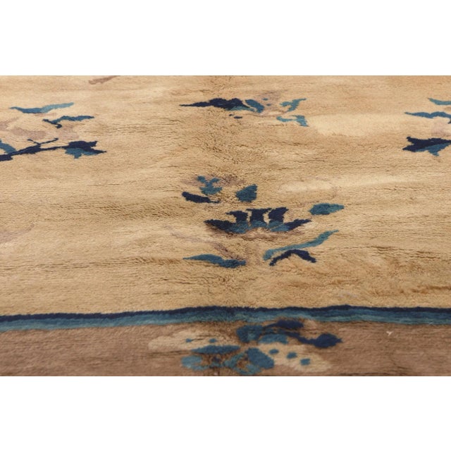 Late 19th Century 1880s Antique Chinese Peking Rug - 10'02 X 19'03 For Sale - Image 5 of 9