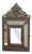 Mirror with Repoussé Brass Glazing Bars, 1890s For Sale