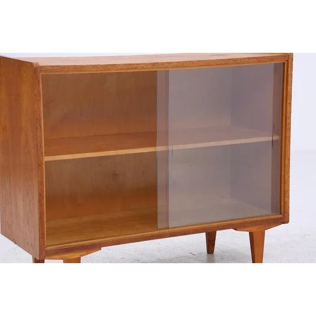 Wood Vintage Dresser with Glass Doors, 1960s For Sale - Image 7 of 11
