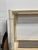 Stylish Baker McGuire / Kara Mann Lattice Etagere. Unfinished, No glass, As is. Original Retail $4347. Showroom floor sample.