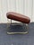 Pearl Wick Leg Lounger- 1960s Adjustable Vinyl Footstool For Sale - Image 9 of 12