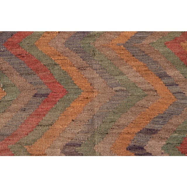 Mid-20th Century Vintage Kilim Runner Rug 4' 5" X 9' 4'' For Sale - Image 12 of 13