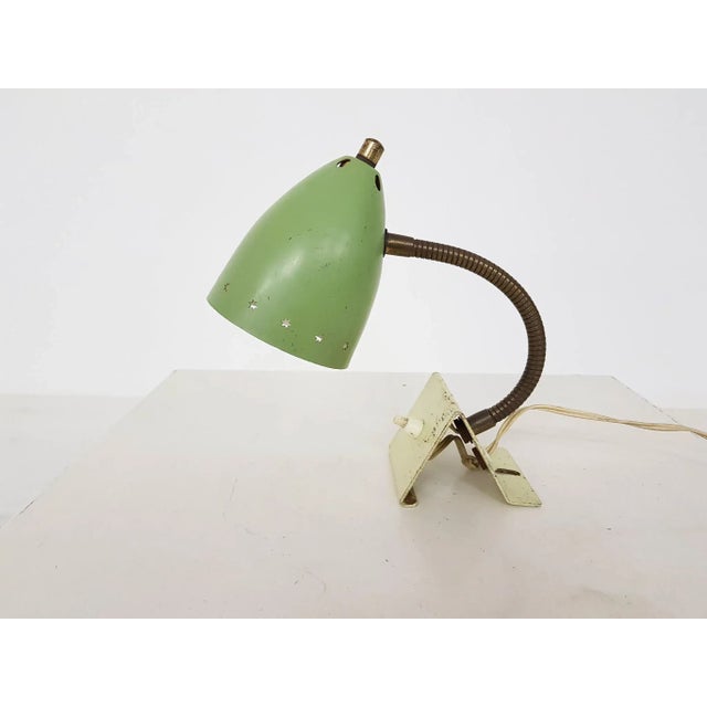 Green Desk Lamp by H. Busquet for Hala, 1950s For Sale - Image 10 of 10